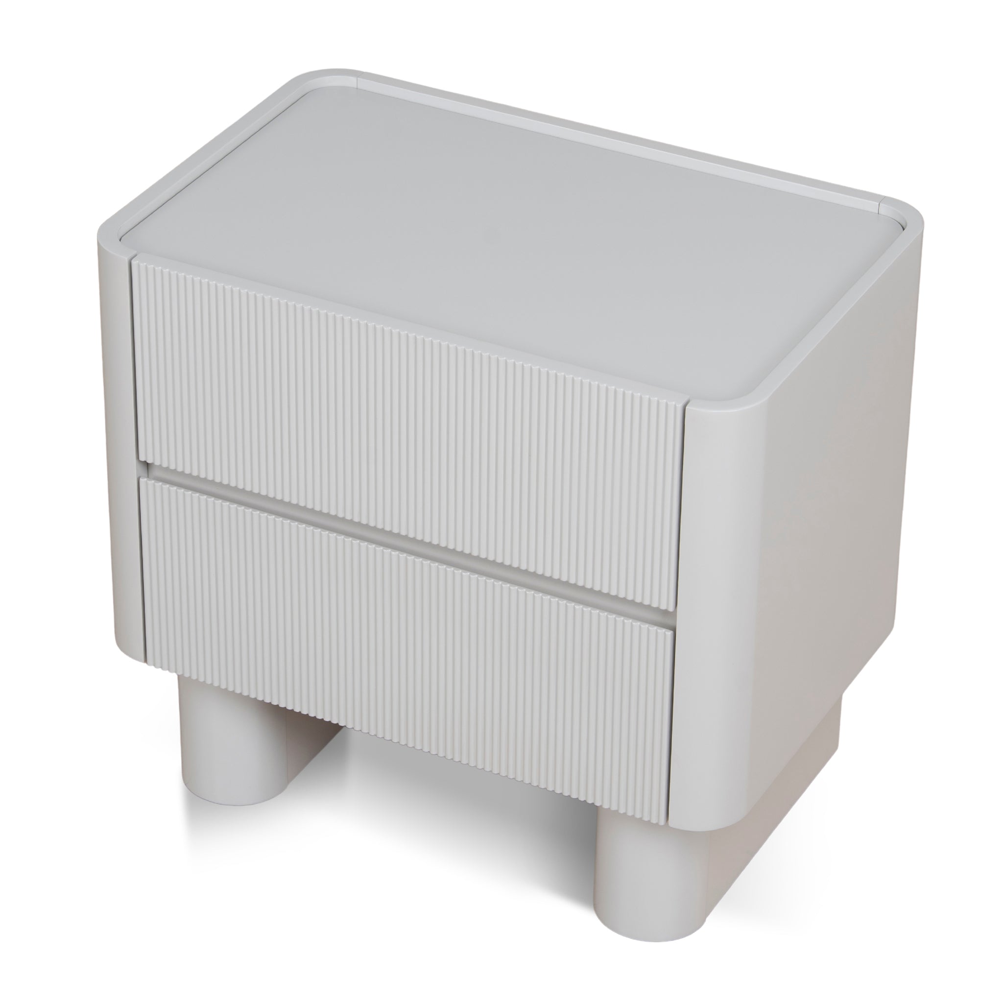 Nuvira Bedside Table - Warm Grey Bedside Table Iggy-Core