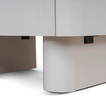 Nuvira Bedside Table - Warm Grey Bedside Table Iggy-Core