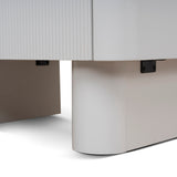 Nuvira Bedside Table - Warm Grey Bedside Table Iggy-Core