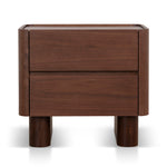 Rilano Bedside Table - Walnut Bedside Table Iggy-Core