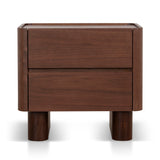 Rilano Bedside Table - Walnut Bedside Table Iggy-Core