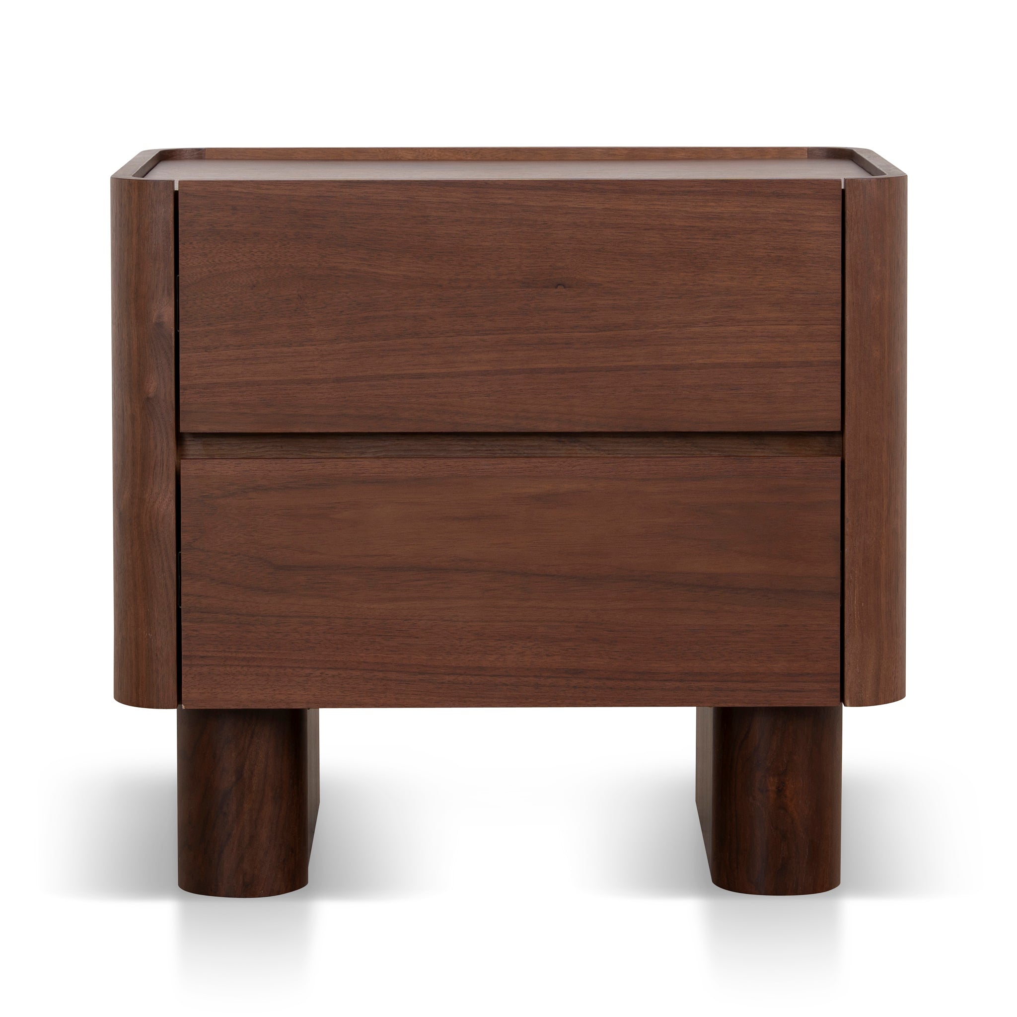 Rilano Bedside Table - Walnut Bedside Table Iggy-Core