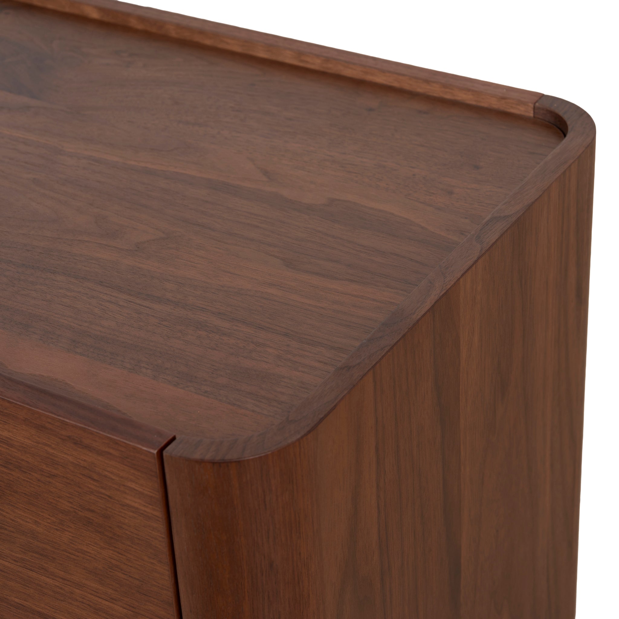 Rilano Bedside Table - Walnut Bedside Table Iggy-Core