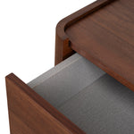 Rilano Bedside Table - Walnut Bedside Table Iggy-Core