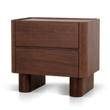 Rilano Bedside Table - Walnut Bedside Table Iggy-Core