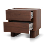 Rilano Bedside Table - Walnut Bedside Table Iggy-Core