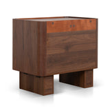Rilano Bedside Table - Walnut Bedside Table Iggy-Core