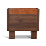 Rilano Bedside Table - Walnut Bedside Table Iggy-Core