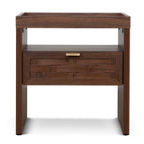 Kavelo Bedside Table - Walnut Bedside Table IGGY-Core