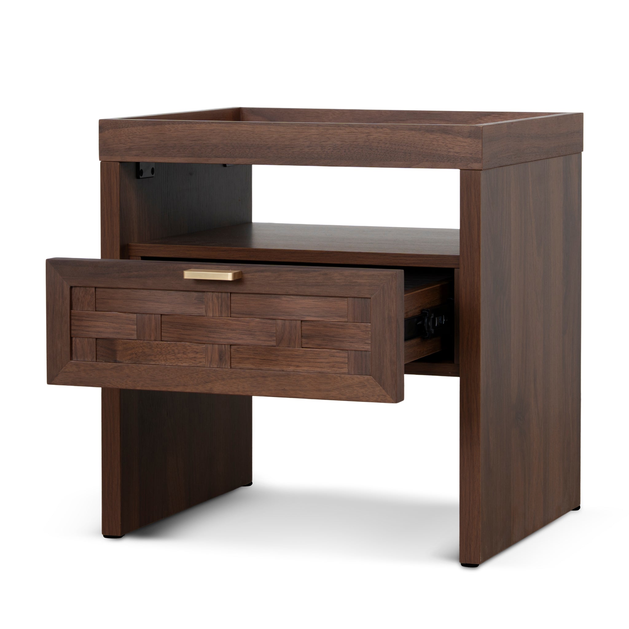 Kavelo Bedside Table - Walnut Bedside Table IGGY-Core
