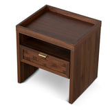 Kavelo Bedside Table - Walnut Bedside Table IGGY-Core