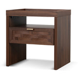 Kavelo Bedside Table - Walnut Bedside Table IGGY-Core
