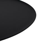 Kelvin 45cm Matte Black Side Table - Faceted Granite Marble Side Table NY-Core