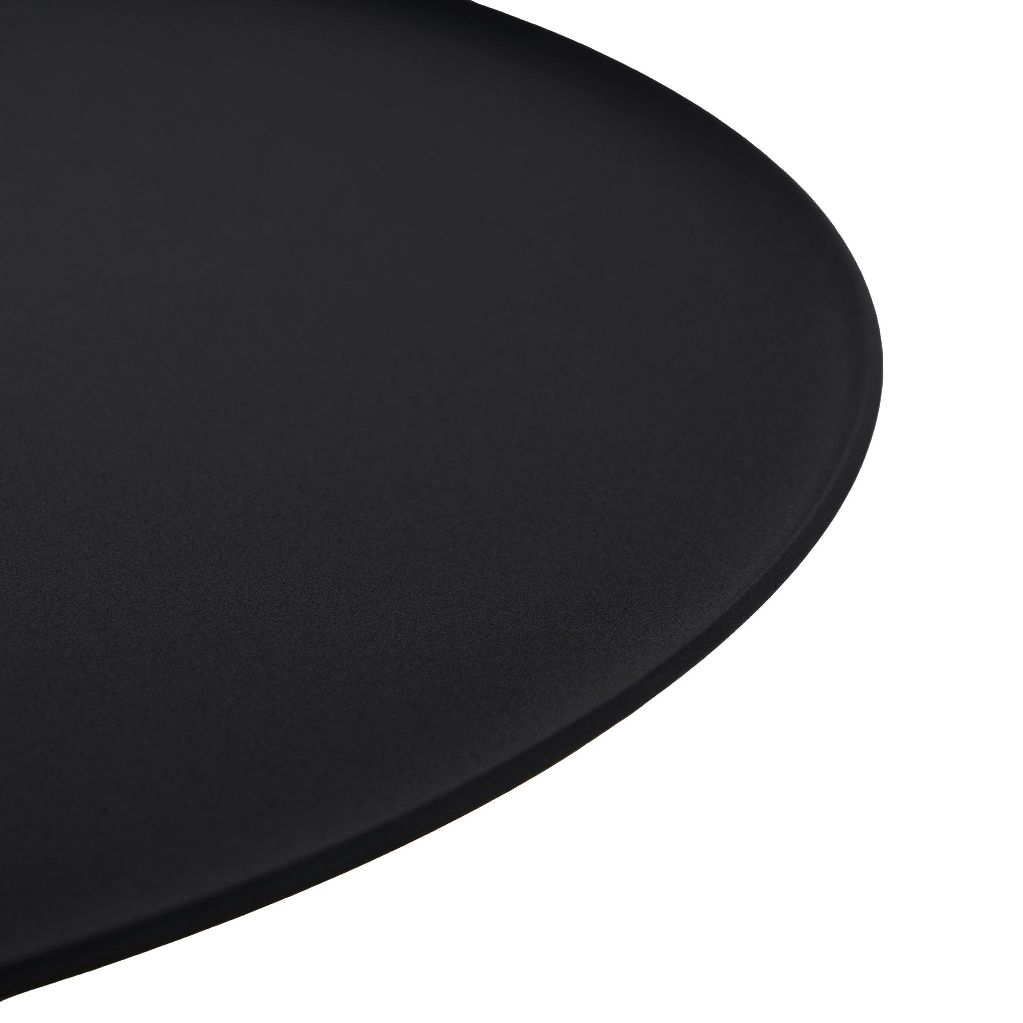 Kelvin 45cm Matte Black Side Table - Faceted Granite Marble Side Table NY-Core