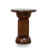 Calvado 35cm Side Table - Walnut Side Table Rebhi-Core