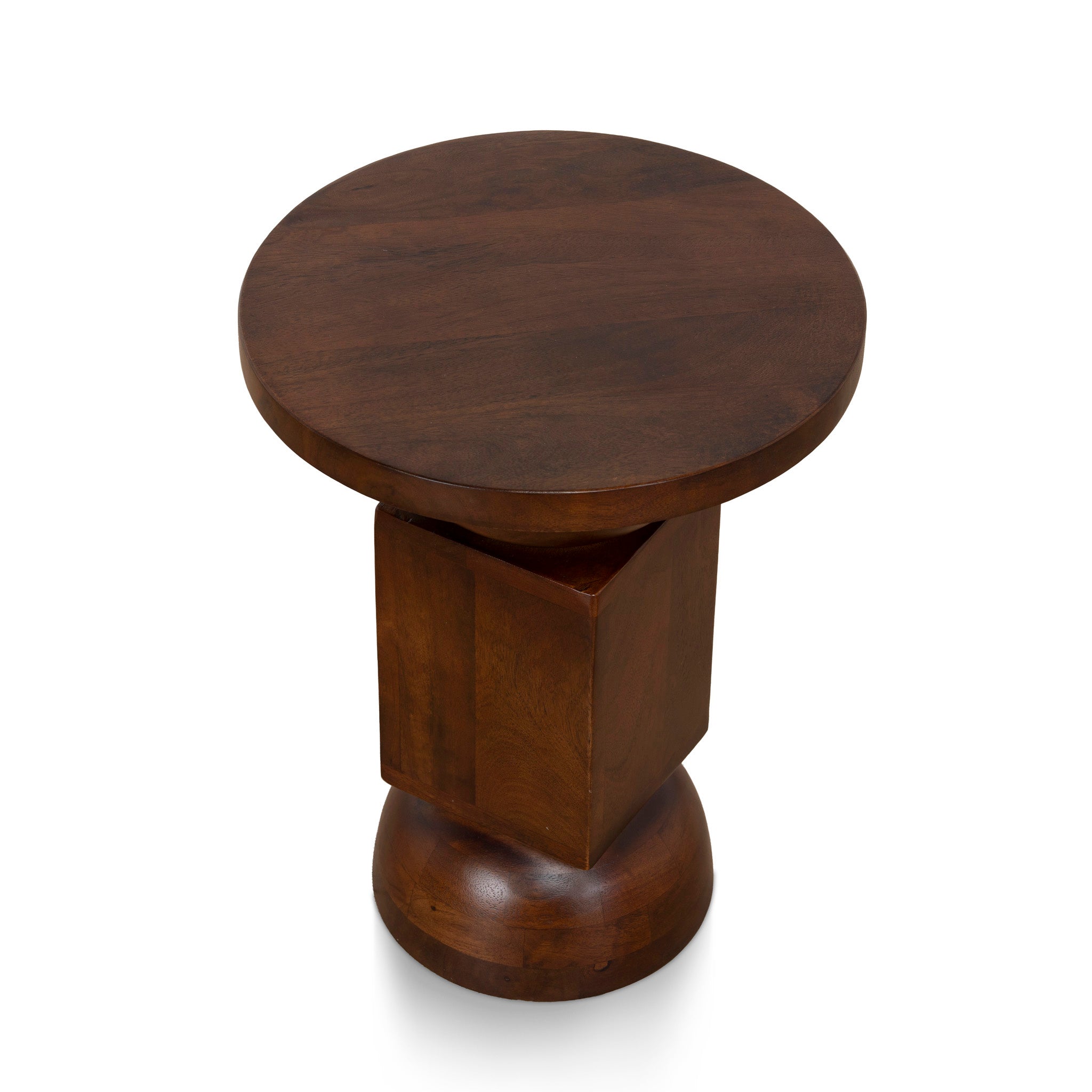 Calvado 35cm Side Table - Walnut Side Table Rebhi-Core