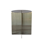 Cintara 38cm Round Side Table - Stainless Steel Side Table Bo Craft-Core