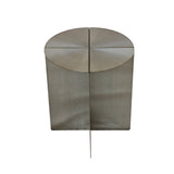 Cintara 38cm Round Side Table - Stainless Steel Side Table Bo Craft-Core