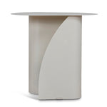 Vetra 50cm Side Table - Ivory White Side Table Bo Craft-Core