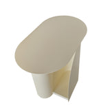 Vetra 50cm Side Table - Ivory White Side Table Bo Craft-Core