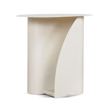 Vetra 50cm Side Table - Ivory White Side Table Bo Craft-Core