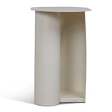 Vetra 50cm Side Table - Ivory White Side Table Bo Craft-Core
