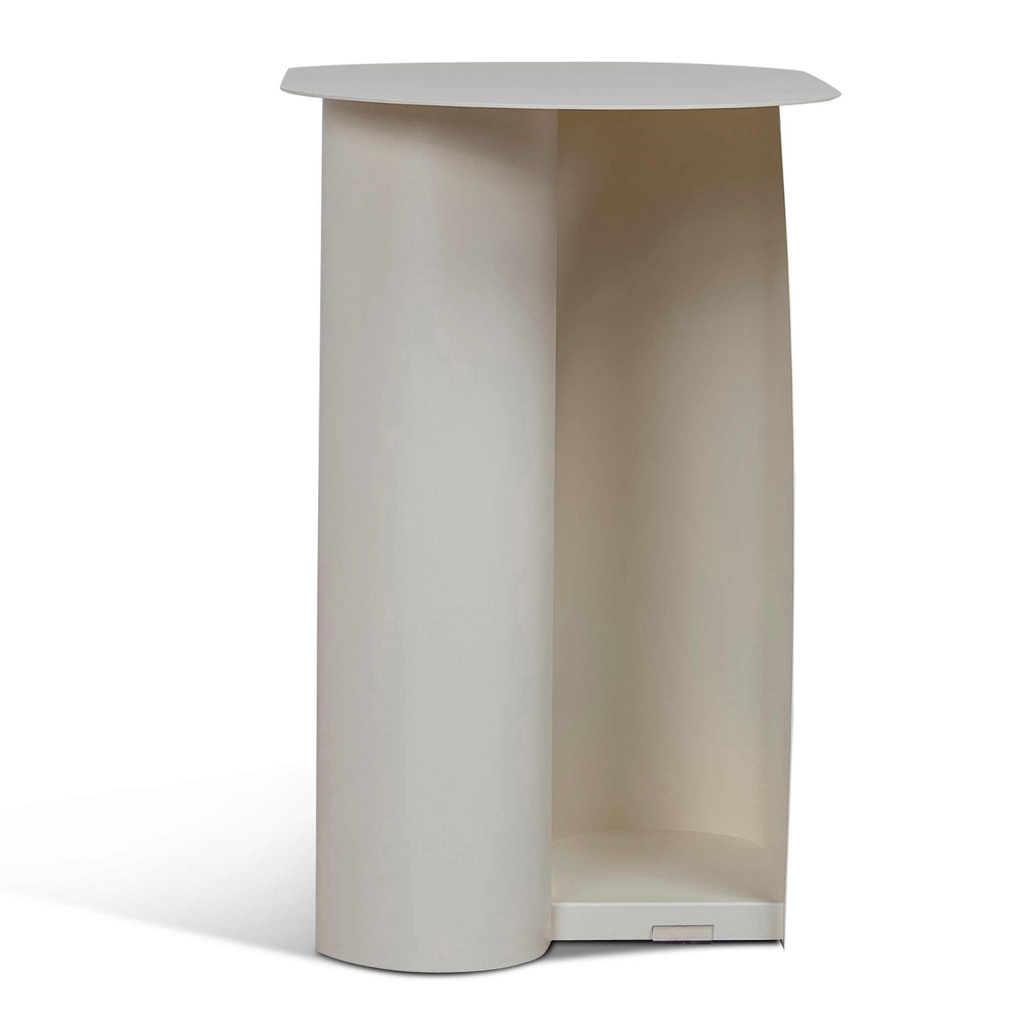 Vetra 50cm Side Table - Ivory White Side Table Bo Craft-Core
