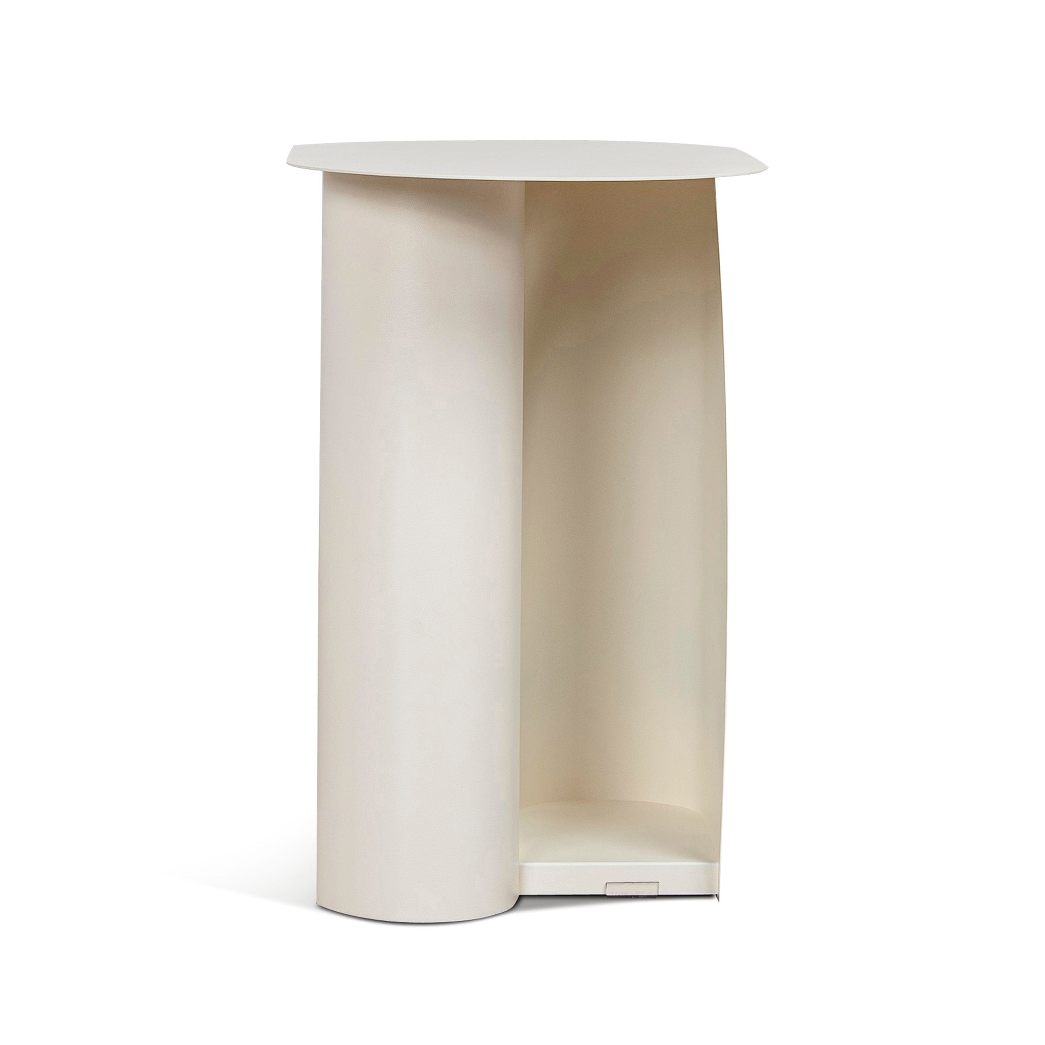 Vetra 50cm Side Table - Ivory White Side Table Bo Craft-Core