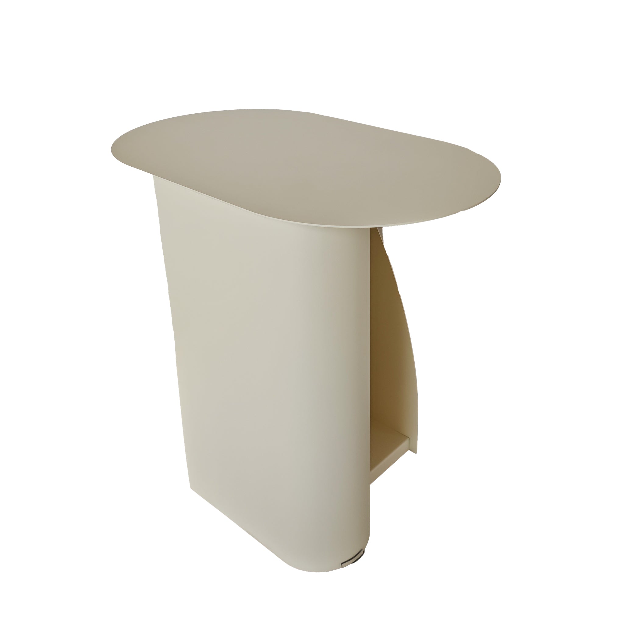 Vetra 50cm Side Table - Ivory White Side Table Bo Craft-Core