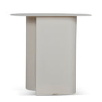 Vetra 50cm Side Table - Ivory White Side Table Bo Craft-Core