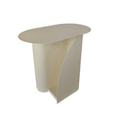 Vetra 50cm Side Table - Ivory White Side Table Bo Craft-Core