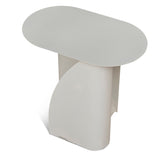 Vetra 50cm Side Table - Ivory White Side Table Bo Craft-Core