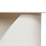 Vetra 50cm Side Table - Ivory White Side Table Bo Craft-Core