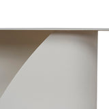Vetra 50cm Side Table - Ivory White Side Table Bo Craft-Core