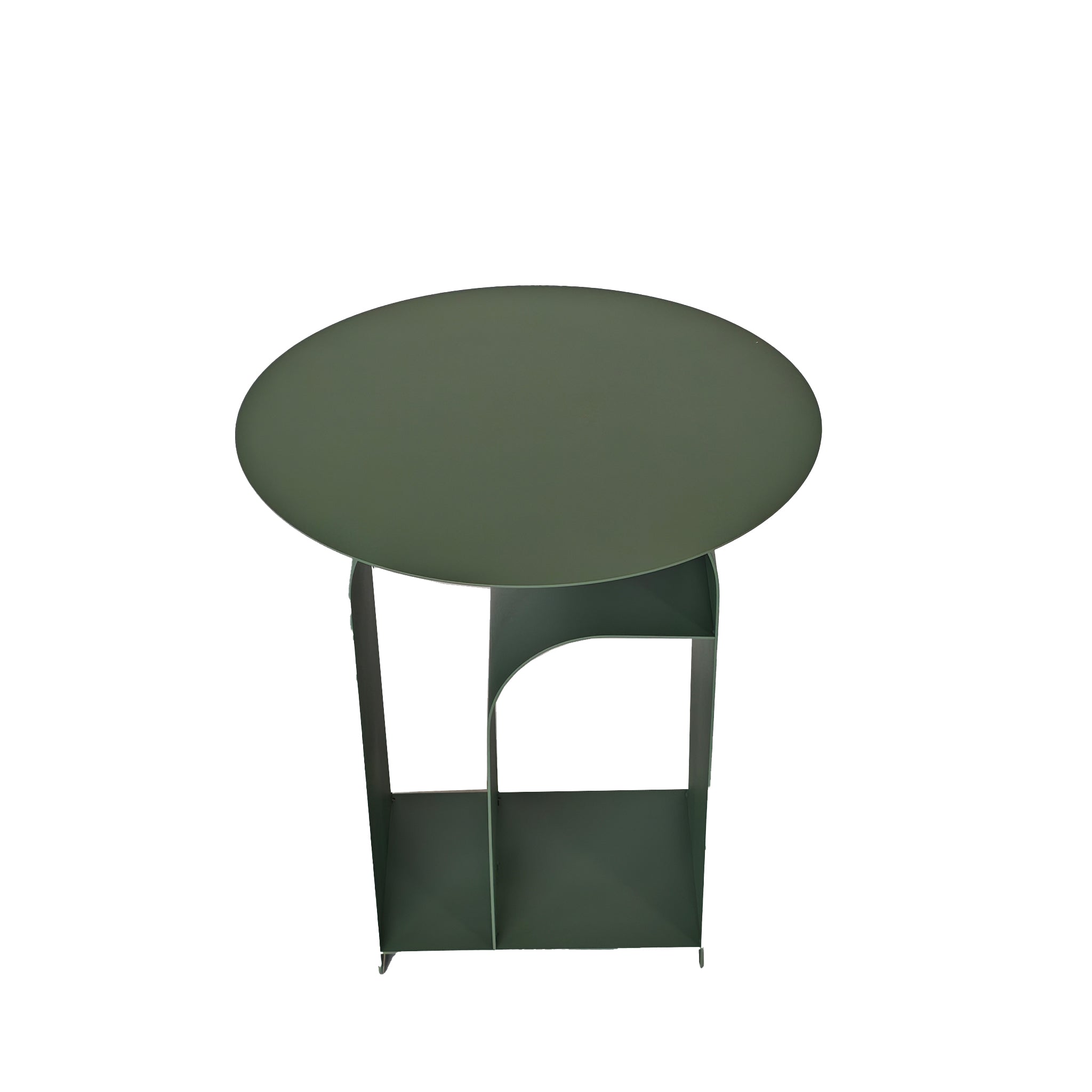 Orrica 38cm Round Side Table - Sage Green Side Table Bo Craft-Core