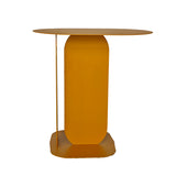 Aveline 45cm Side Table - Sandy Mustard Side Table Bo Craft-Core