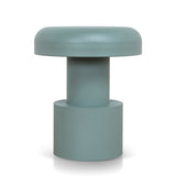 Isella 40cm Round Side Table - Derbo Sage Green Side Table Bo Craft-Core