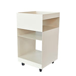 Nolani 35cm Square Side Table - Ivory White Side Table Bo Craft-Core
