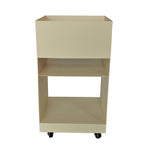 Nolani 35cm Square Side Table - Ivory White Side Table Bo Craft-Core