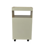 Nolani 35cm Square Side Table - Ivory White Side Table Bo Craft-Core