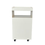 Nolani 35cm Square Side Table - Ivory White Side Table Bo Craft-Core