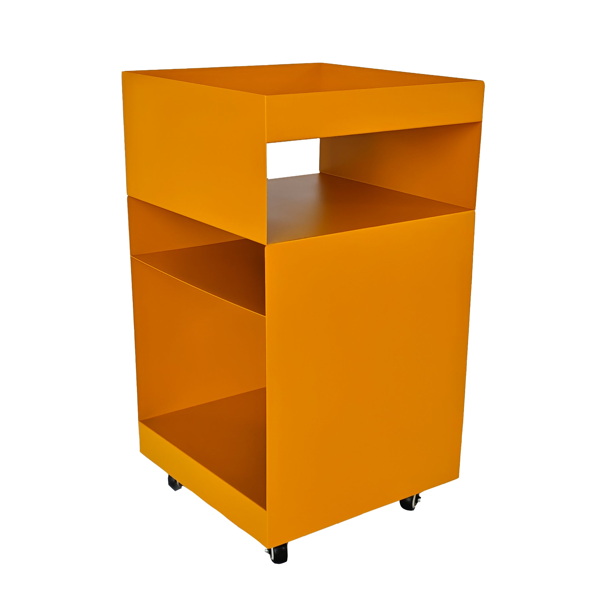 Nolani 35cm Square Side Table - Sandy Mustard Side Table Bo Craft-Core