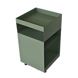 Nolani 35cm Square Side Table - Sage Green Side Table Bo Craft-Core