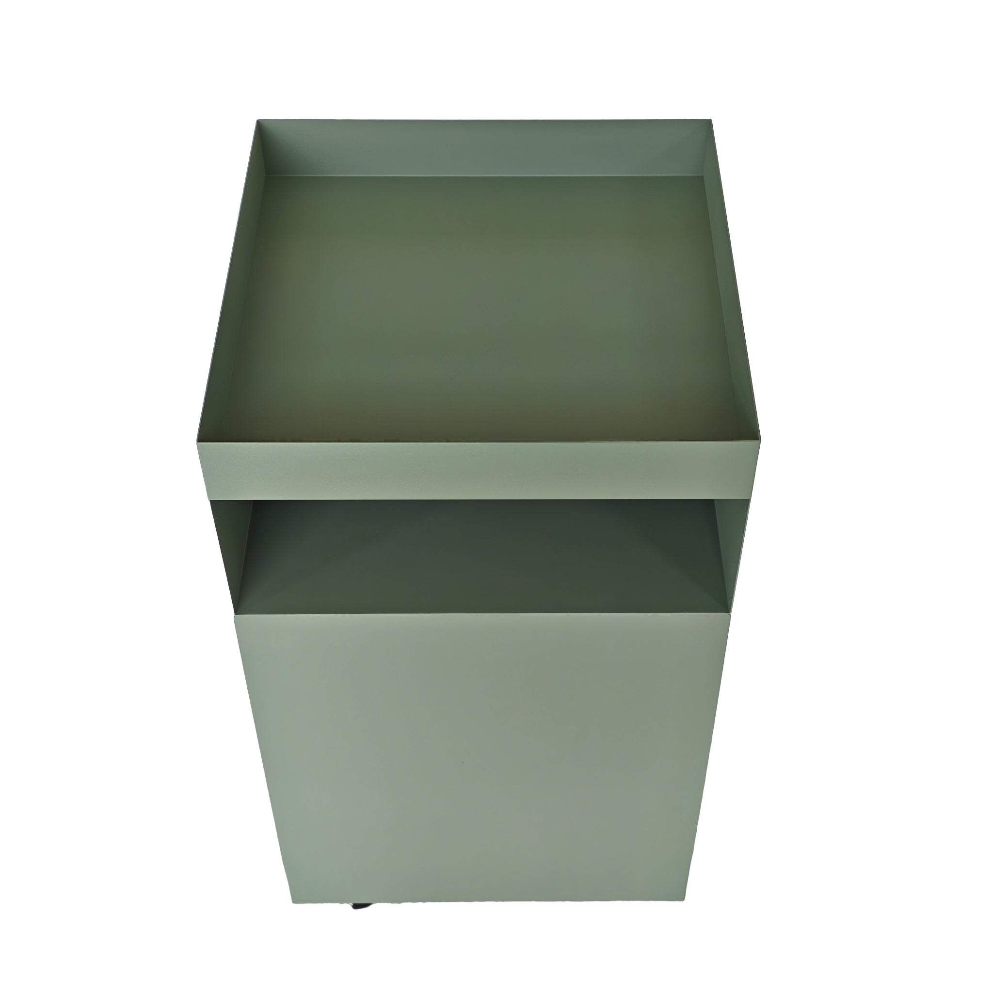 Nolani 35cm Square Side Table - Sage Green Side Table Bo Craft-Core