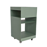Nolani 35cm Square Side Table - Sage Green Side Table Bo Craft-Core