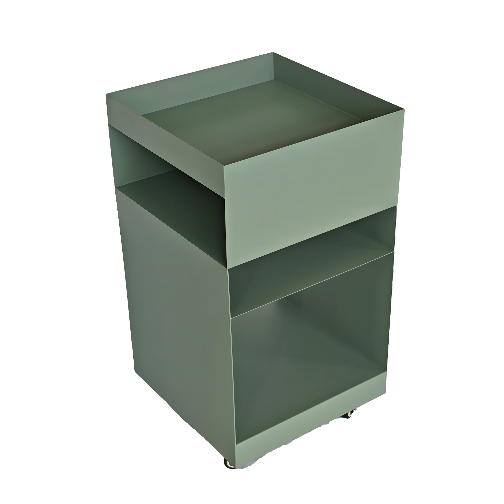Nolani 35cm Square Side Table - Sage Green Side Table Bo Craft-Core