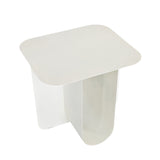 Sorema 45cm Side Table - Ivory White Side Table Bo Craft-Core