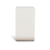 Ex Display - Vionta 35.5cm Side Table - Ivory White Side Table Bo Craft-Core