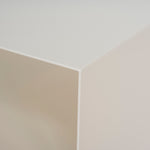 Ex Display - Vionta 35.5cm Side Table - Ivory White Side Table Bo Craft-Core