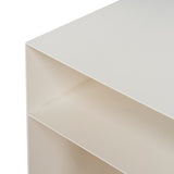 Ex Display - Vionta 35.5cm Side Table - Ivory White Side Table Bo Craft-Core